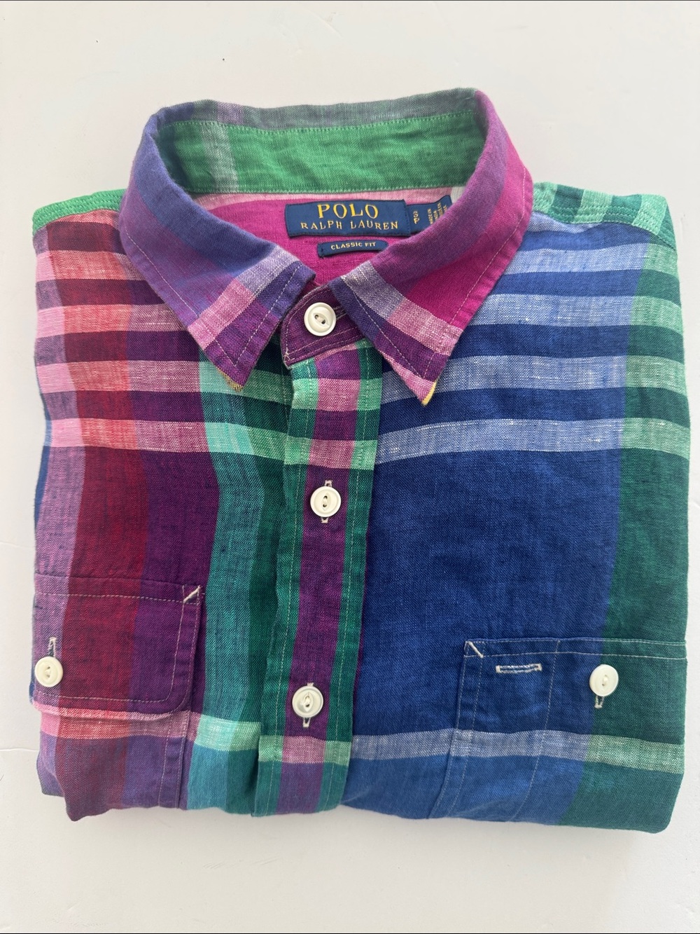 Polo Ralph Lauren Plaid Button-Up Shirt - Multicolor Casual Shirt
